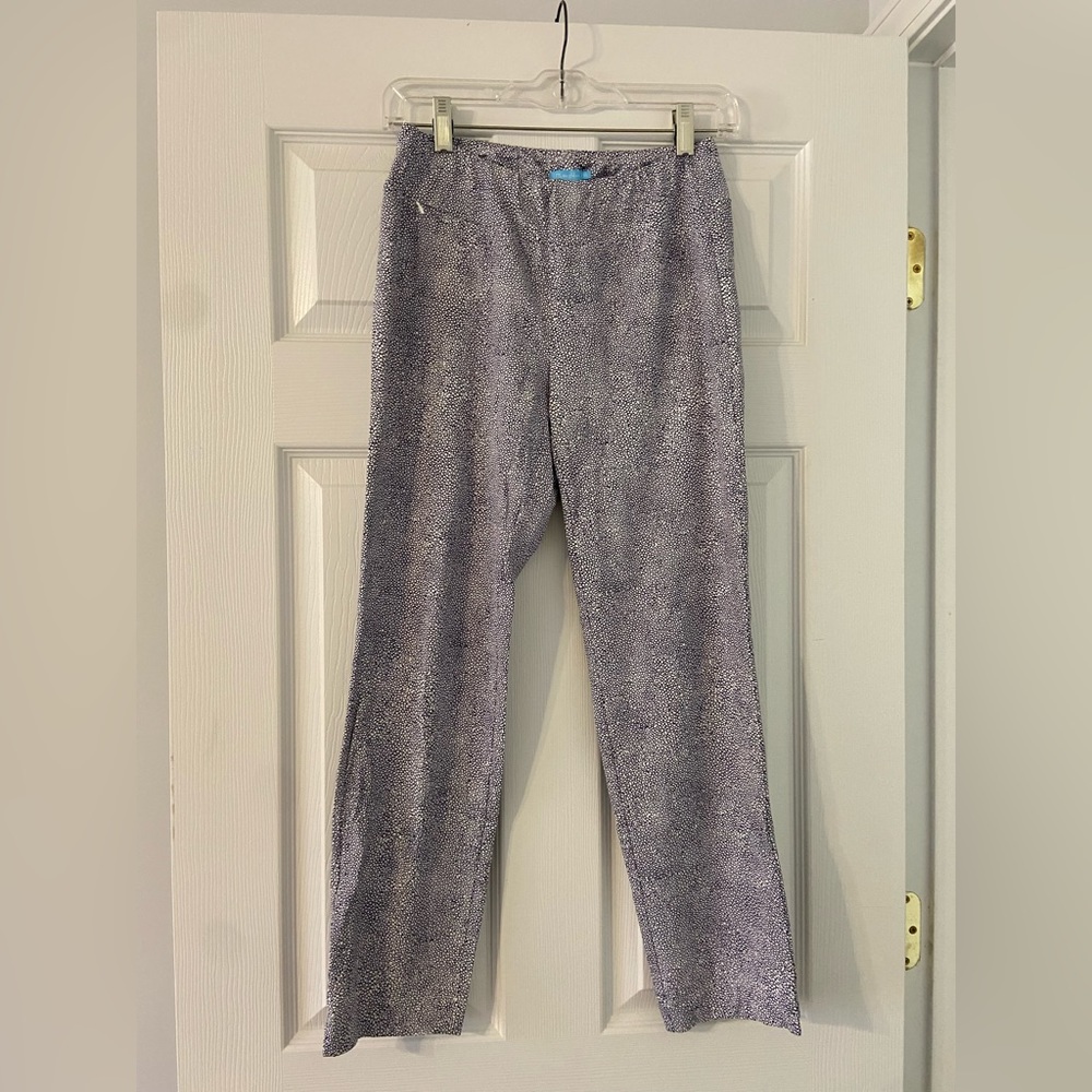 J. McLaughlin Blue and White Pants (Newport Capri in style)